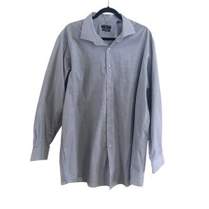 Shaquille O’Neal Long Sleeve Button Down Shirt Size Mens XLG Tall Fit Cooling